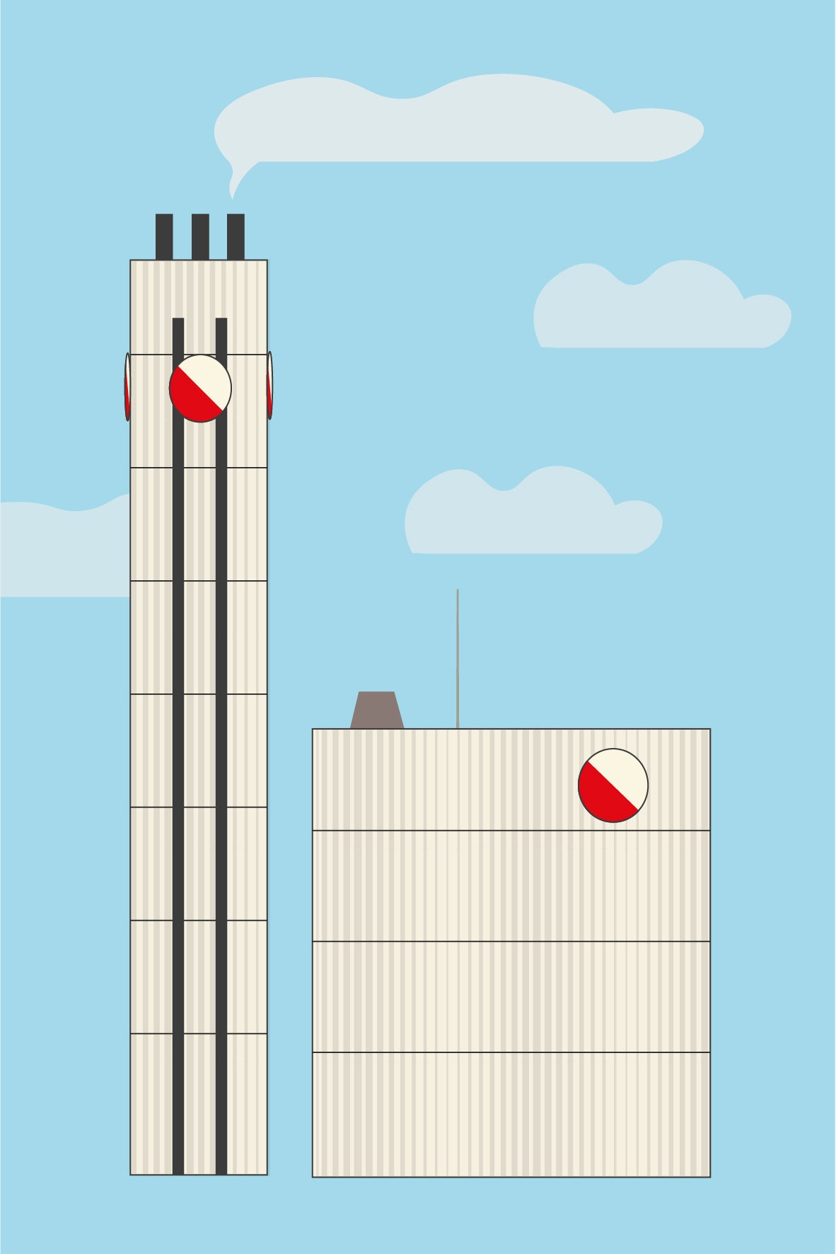 Poster D.E. Fabriek Utrecht