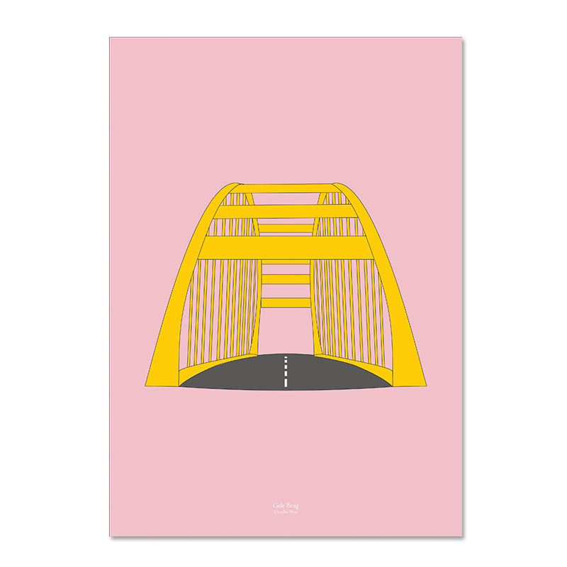 Gele Brug - Roze