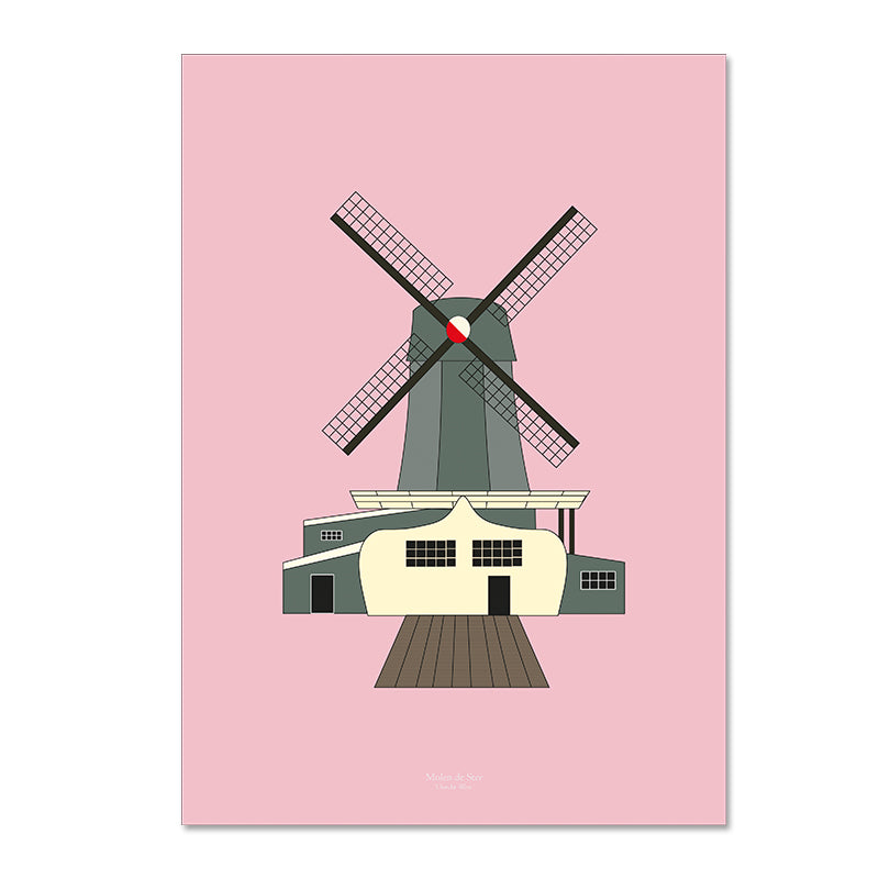 Molen de Ster - Roze